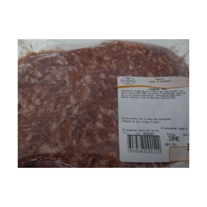 CHAIR A SAUCISSE 1 KG 