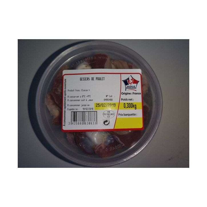 GESIERS DE POULET FRANCAIS 300GRS
