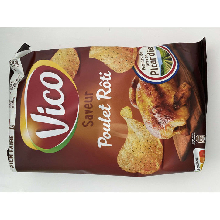 CHIPS VICO POULET ROTI 125G