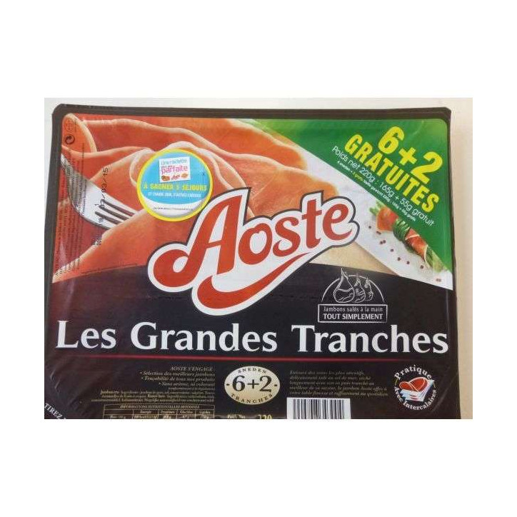 AOSTE GRANDE TRANCHES 6 + 2  220 GR