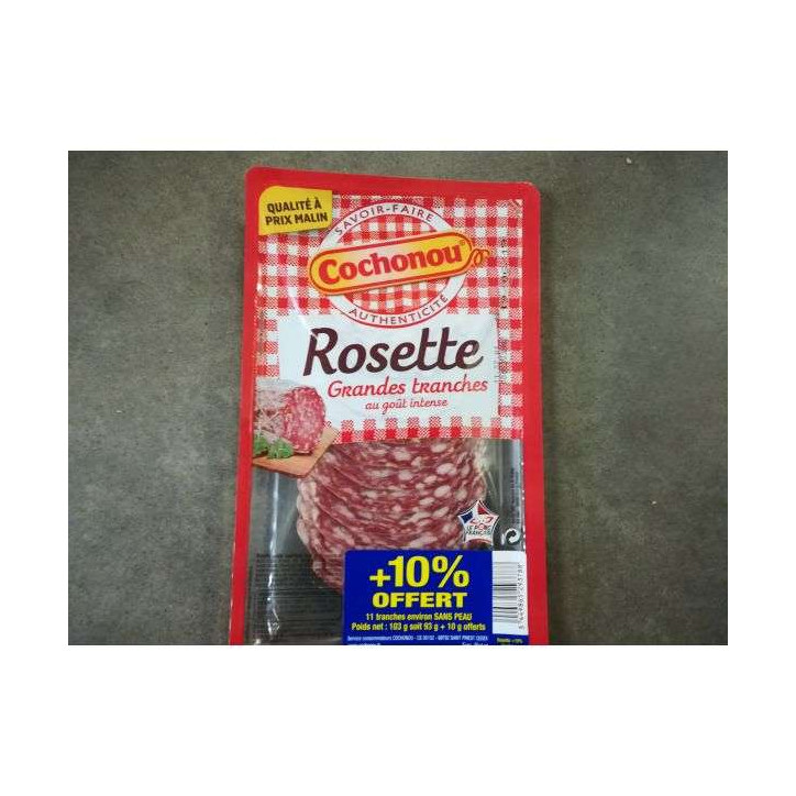 ROSETTE COCHONOU +10 % 103 GRS 