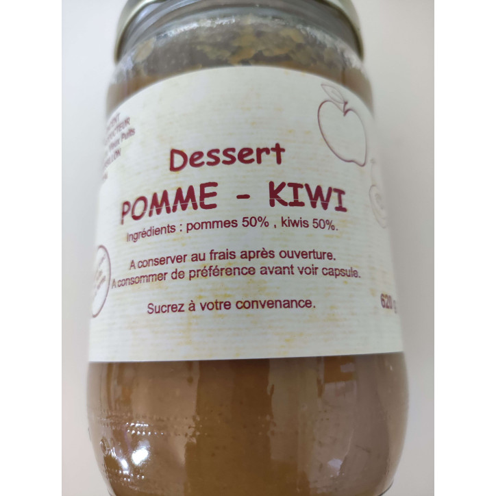 DESSERT POMME KIWI 620 GR