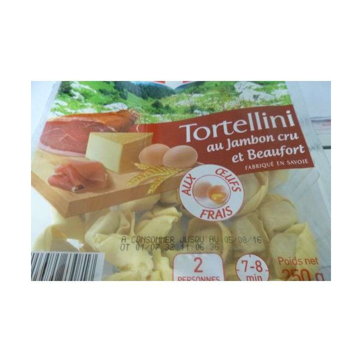 TORTELLINI JAMBON CRU ET BEAUFORT 250 G