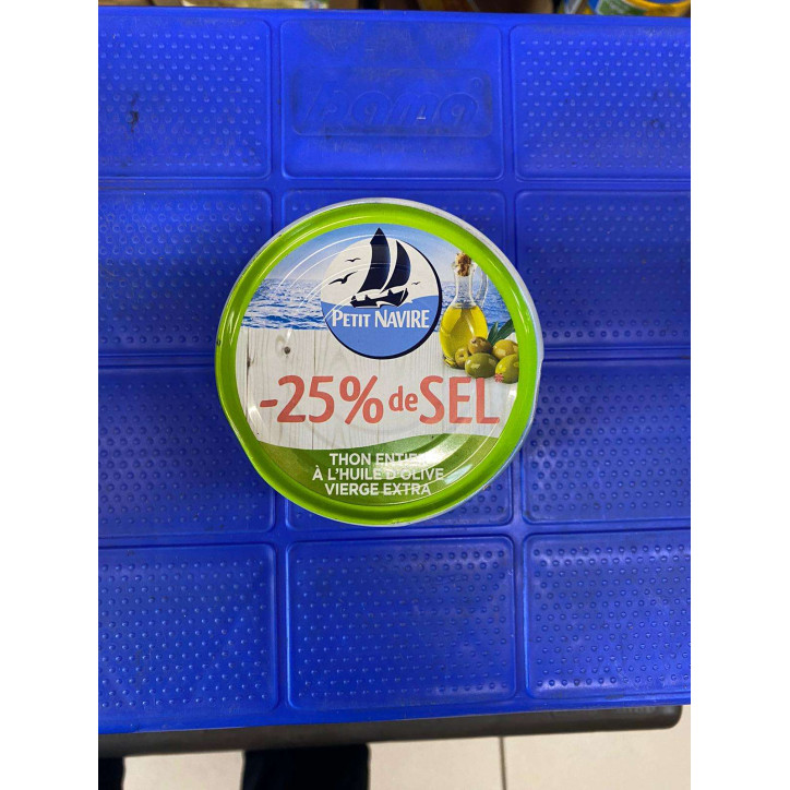 THON PETIT NAVIRE -25% DE SEL 112 GRS 