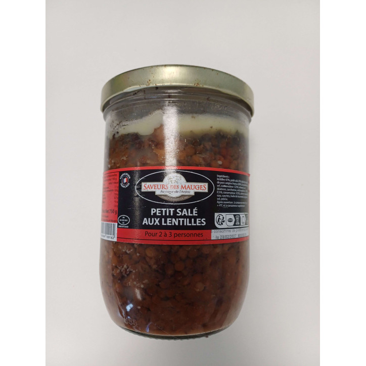 PETIT SALE LENTILLES 750G