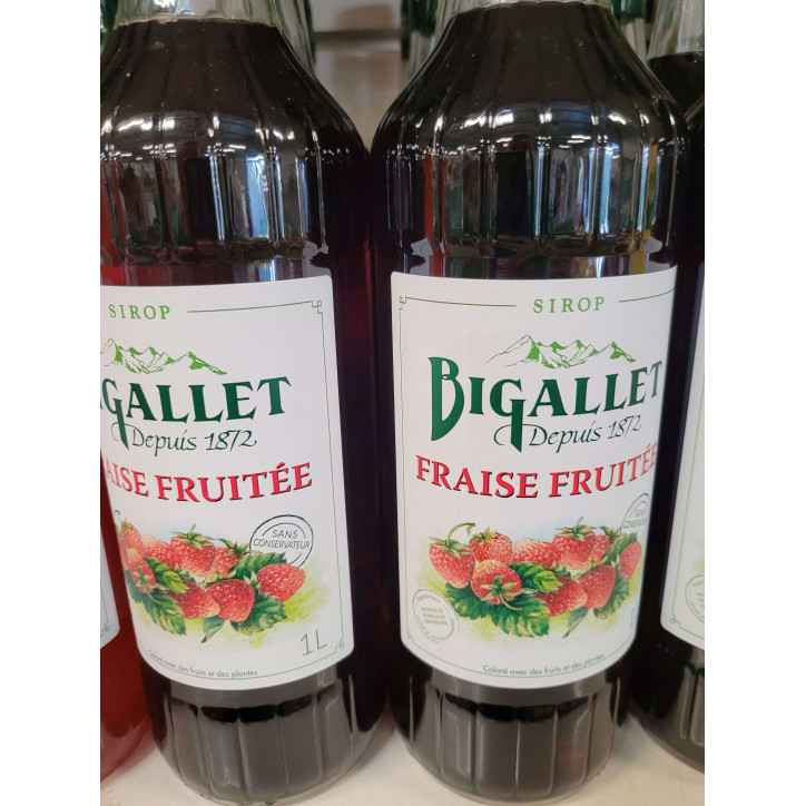 SIROP BIGALLET FRAISE 1L