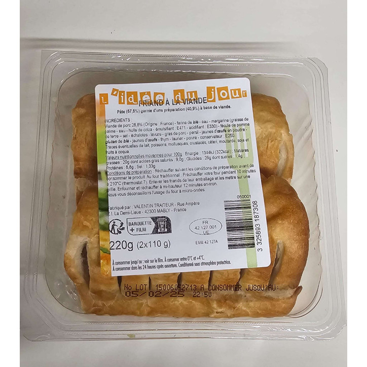 2 FRIANDS A LA VIANDE 240 GR