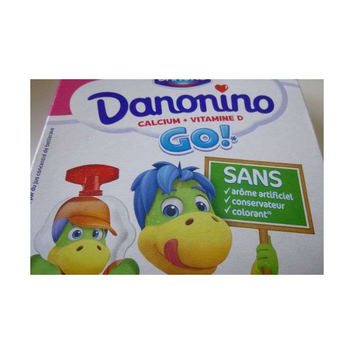 4 GOURDES DANONINO FRAISE  280 GR