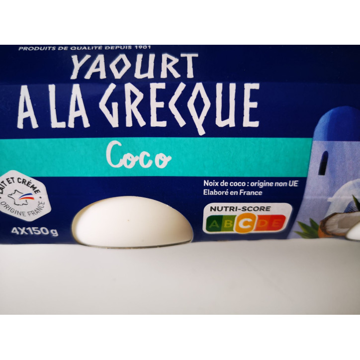 YAOURT GREQUE NATURE 500GRS 