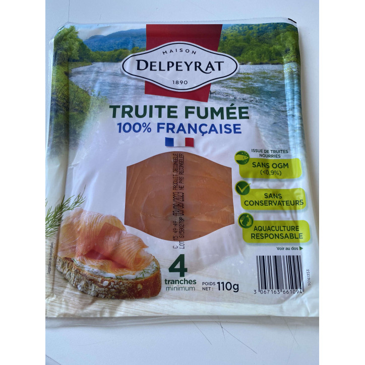 TRUITE FUMEE 4TR 110G