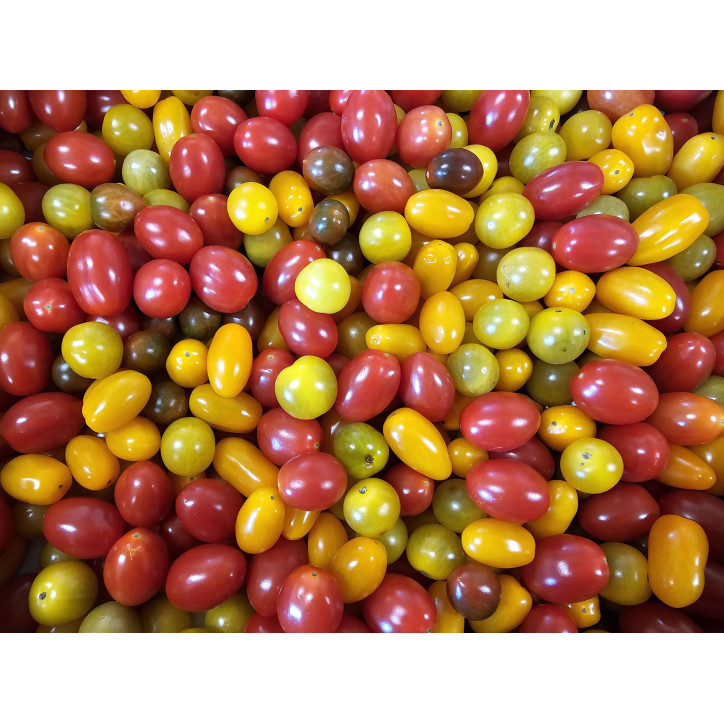 TOMATES CERISES 3 COULELRS AU KG 