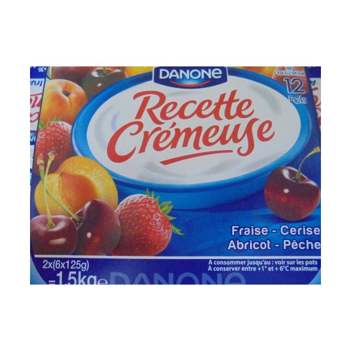 DANONE RECETTE CREMEUSE 1.5KG 
