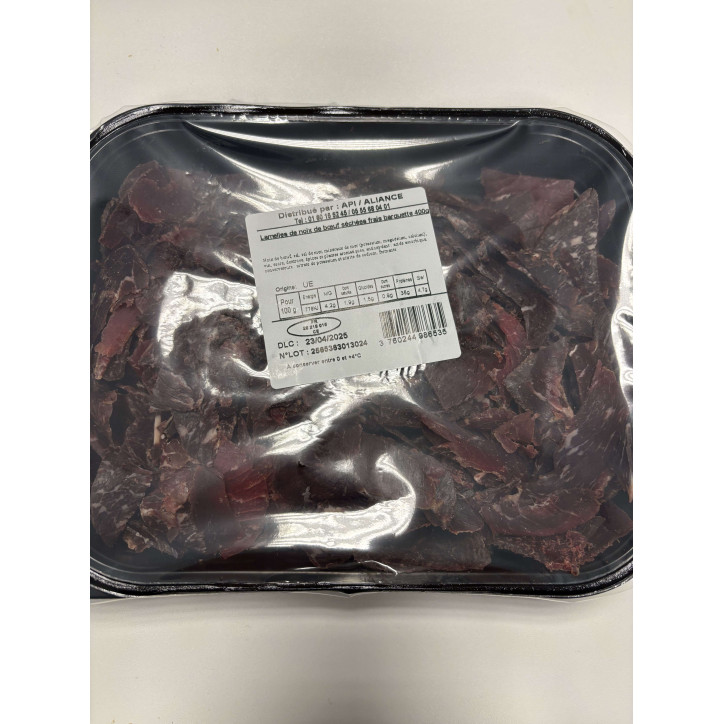 LAMELLES NOIX BOEUF SECHEE 400GR