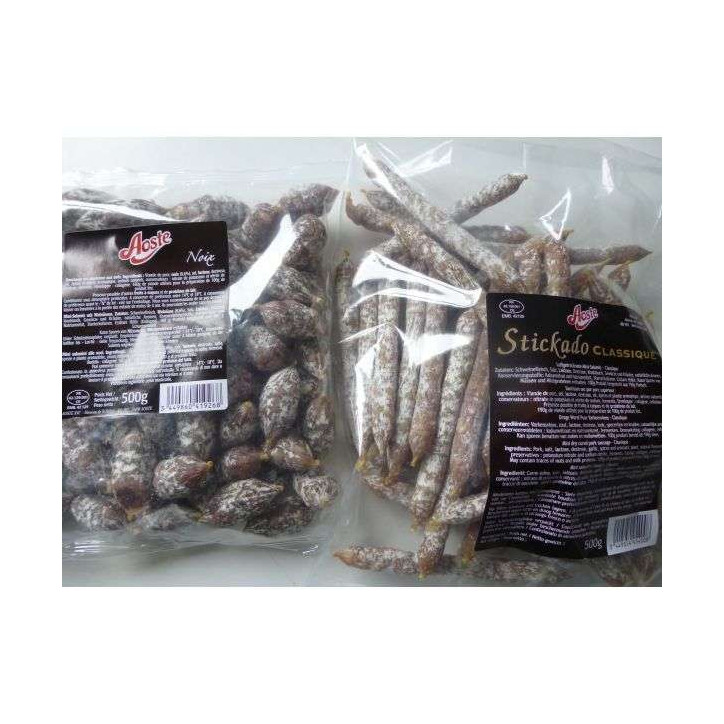 SAUCISSONS AU CHOIX  500 G