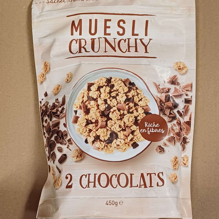 MUESLI 2 CHOCOLATS 450GR