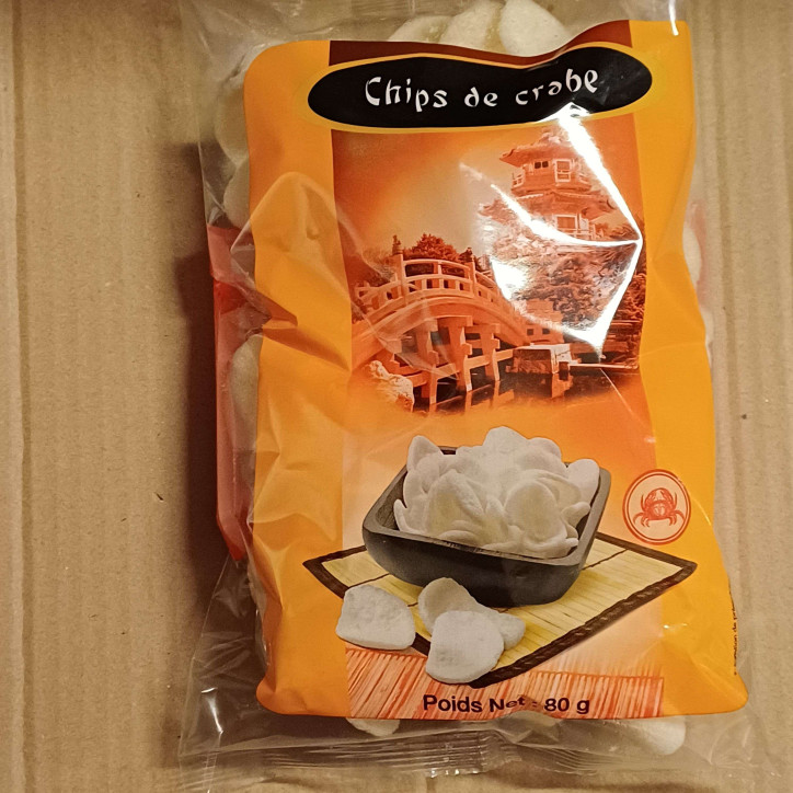 CHIPS DE CRABE 80GR