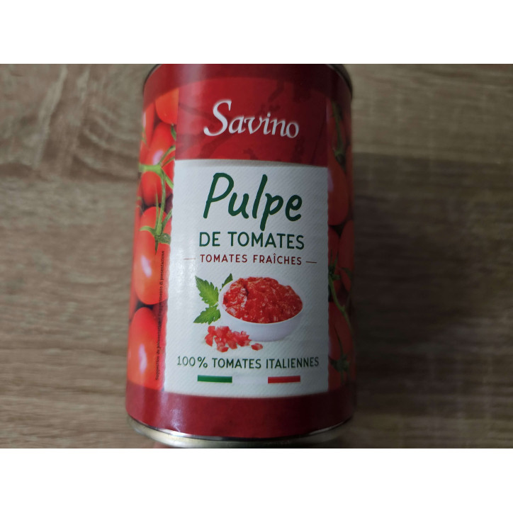 PULPE DE TOMATE FRAICHES 385GR