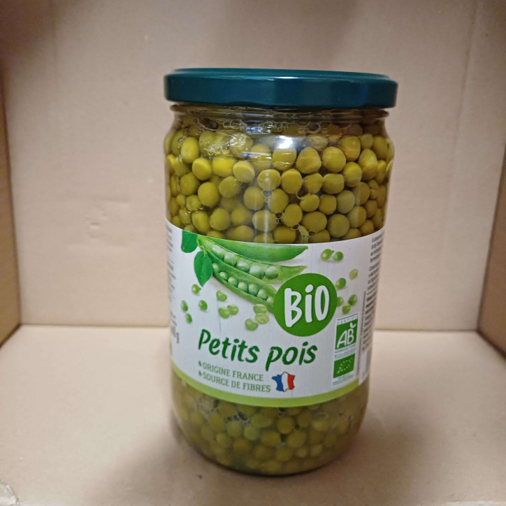 PETITS POIS BIO 720ML
