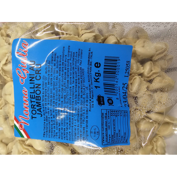 TORTELLINI AU JAMBON CRU 1 KG