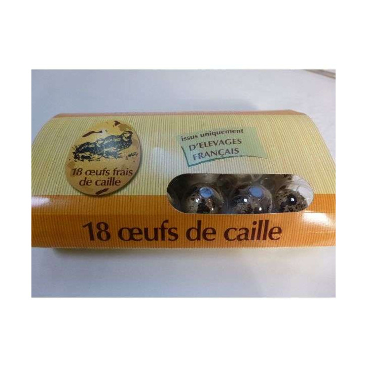 OEUFS DE CAILLE X 18