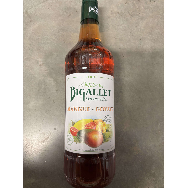 SIROP BIGALLET 1L MANGUE GOYAVE