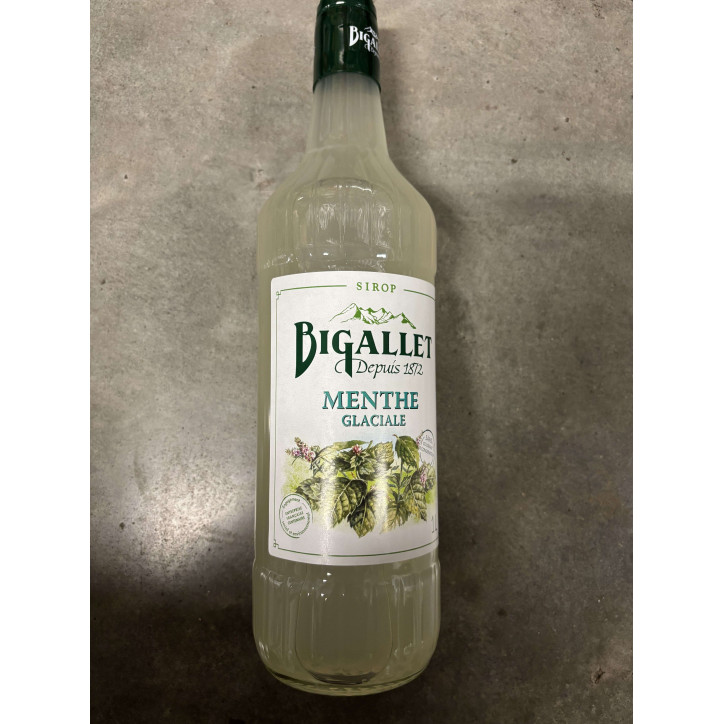 SIROP BIGALLET 1L MENTHE GLACIALE