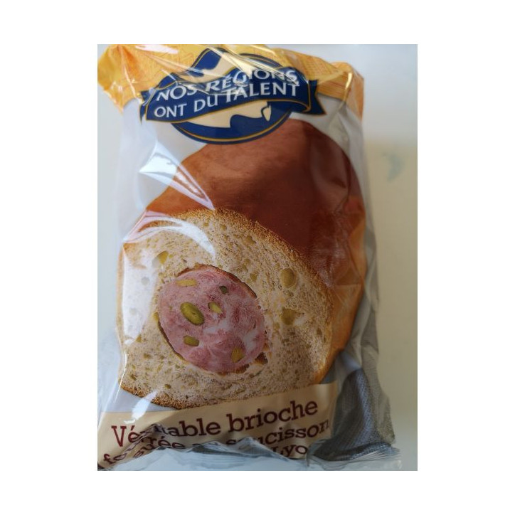 BRIOCHE AU SAUCISSON DE LYON 400GRS 