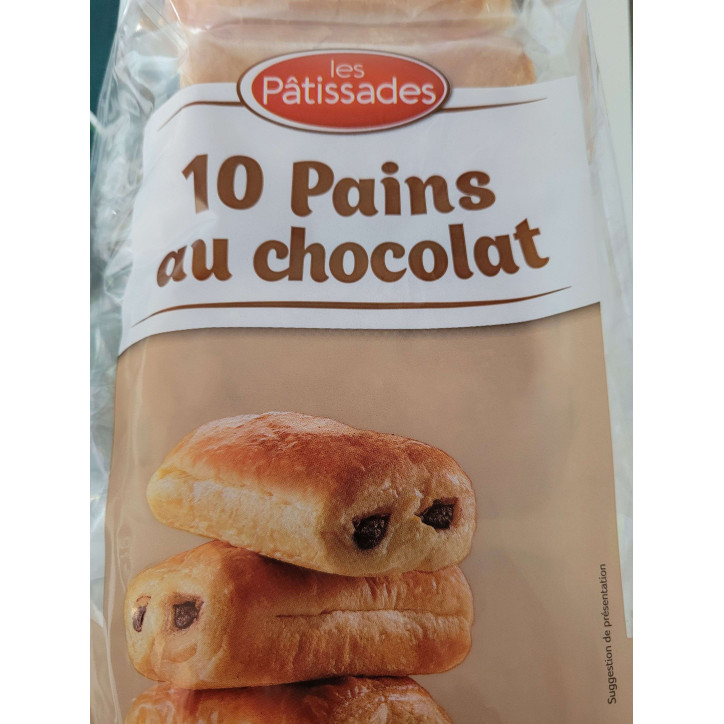 10 PAINS AU CHOCOLAT 450G