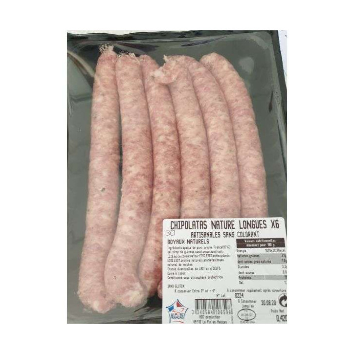 CHIPOLATAS NATURES 420G