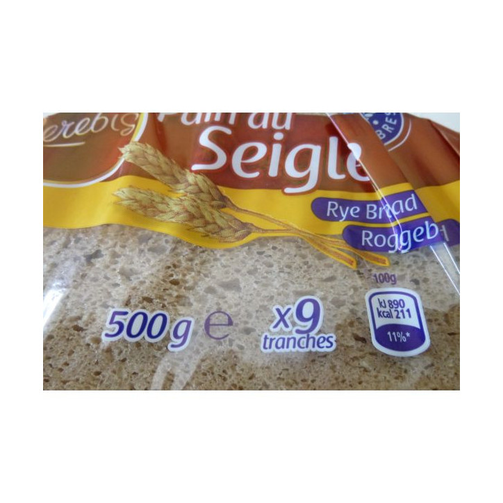 PAIN AU SEIGLE 500 GR