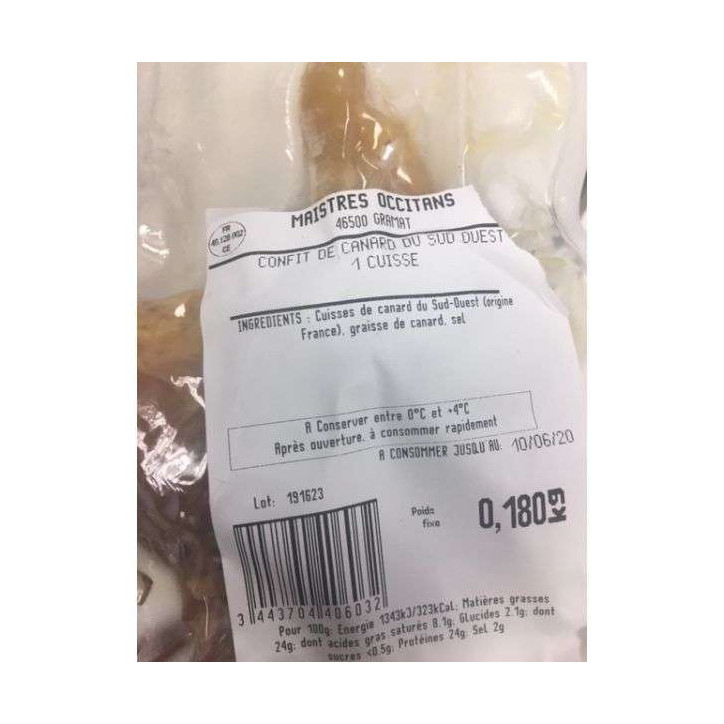 CONFIT DE CANARD 200 GR