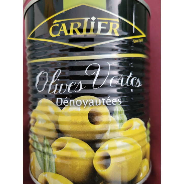 OLIVES VERTES DENOYAUTEES 850ML