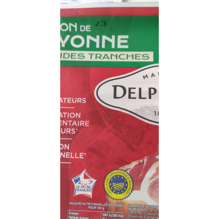 JAMBON DE BAYONNE 100 GR