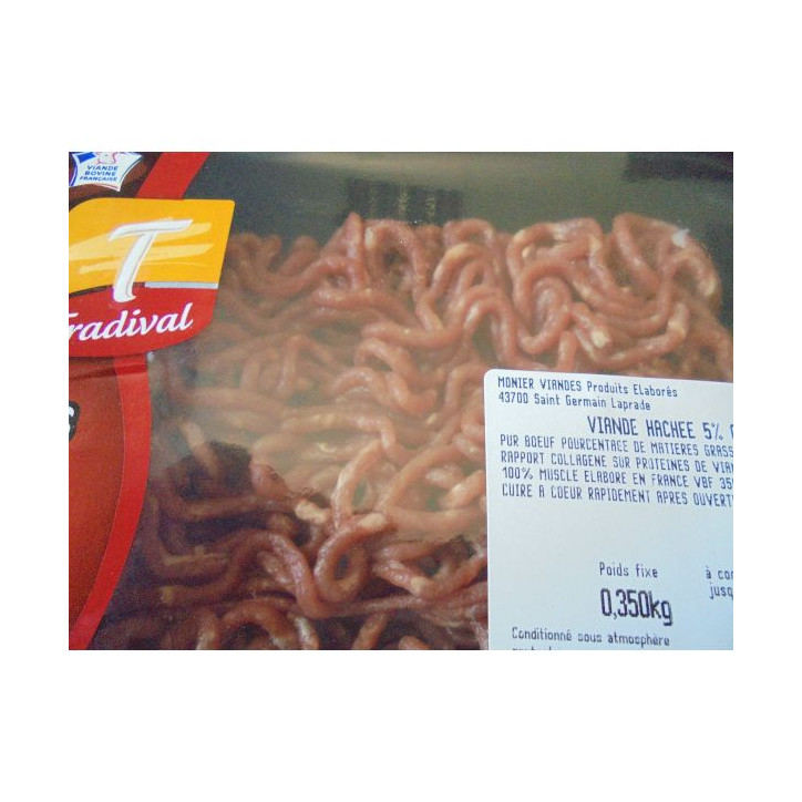 VIANDE HACHEE DE BOEUF 350 GR