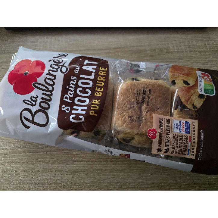8 PAINS AU CHOCOLAT 400GRS 